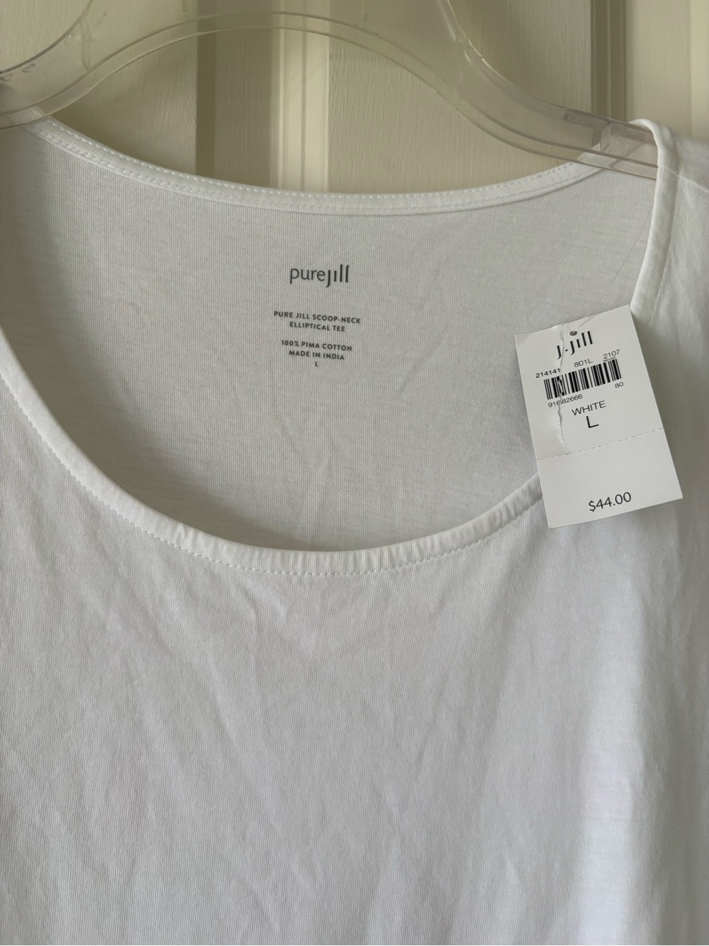 Pure Jill Women’s White Pima Cotton Shirt